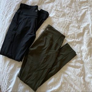 BUNDLE Lululemon full length pants w/ pockets sz 6